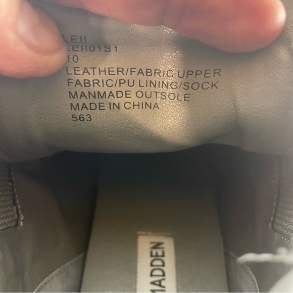 Steve Madden Wedge Sneaker gray size 10 - Picture 9 of 9